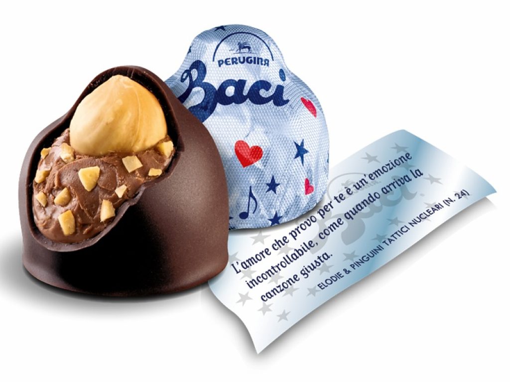 Elodie e i Pinguini Tattici Nucleari firmano i Baci Perugina