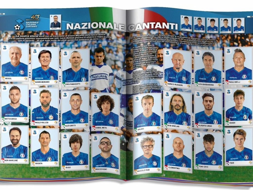 Calciatori 2021: caccia alle figurine della Nazionale Cantanti
