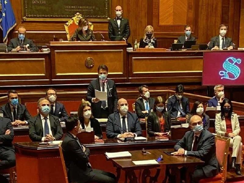 Conte cerca la fiducia al Senato: le dichiarazioni