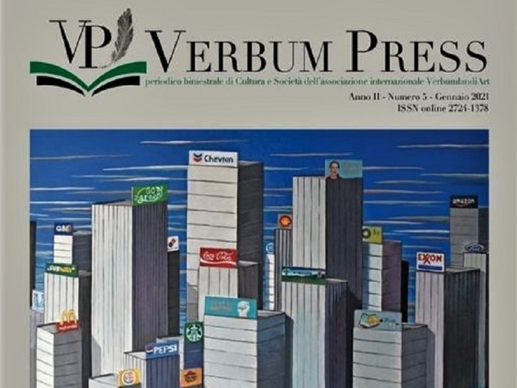 Online il numero 5 di Gennaio/Febbraio della rivista di Cultura e Società Verbum Press, edita dall'Associazione internazionale Verbumlandiart