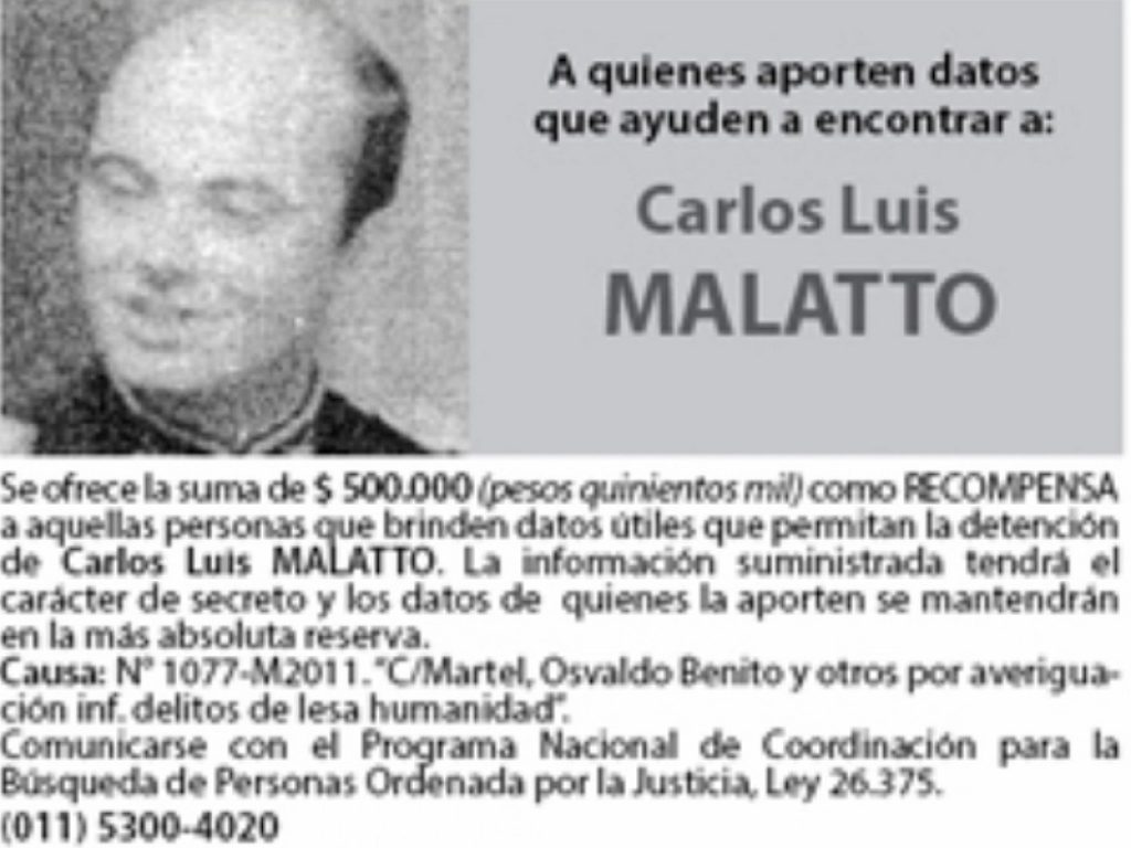 Le famiglie dei desaparecidos non mollano Malatto