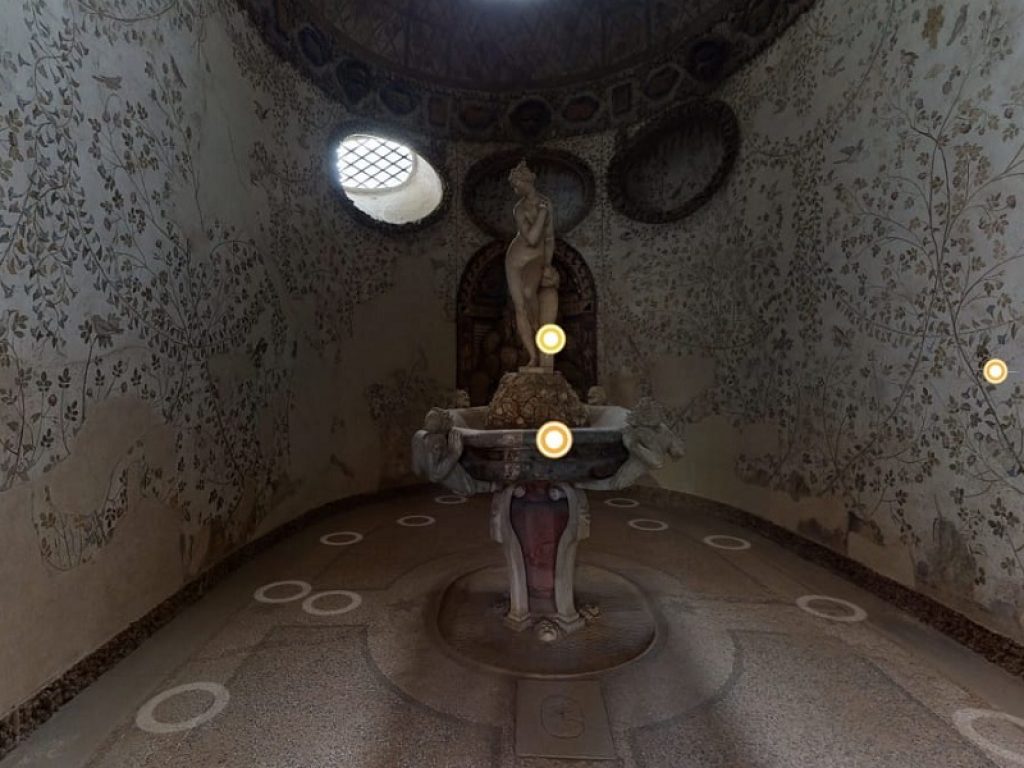 La Grotta del Buontalenti nel giardino di Boboli, inaccessibile da marzo a causa delle restrizioni imposte dalla normativa anti-Covid, diventa ora visitabile virtualmente