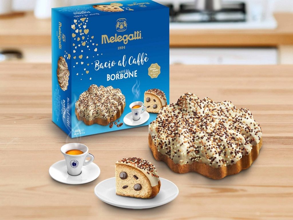 Dolci: Melegatti lancia il Bacio al caffè Borbone