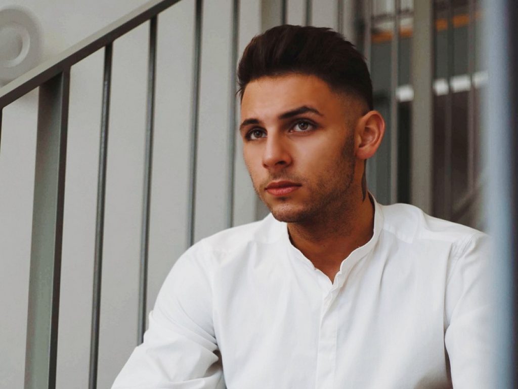 Amedeo Preziosi con Luna in "Un attimo per me"