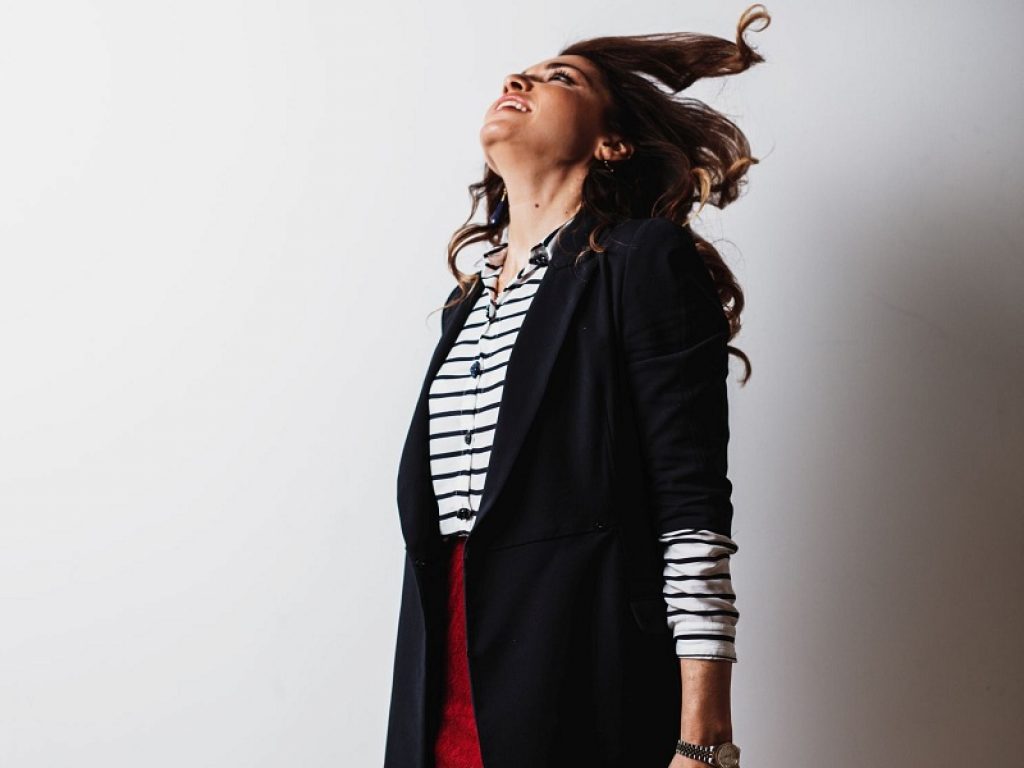 La cantante Angela Nobile, musica