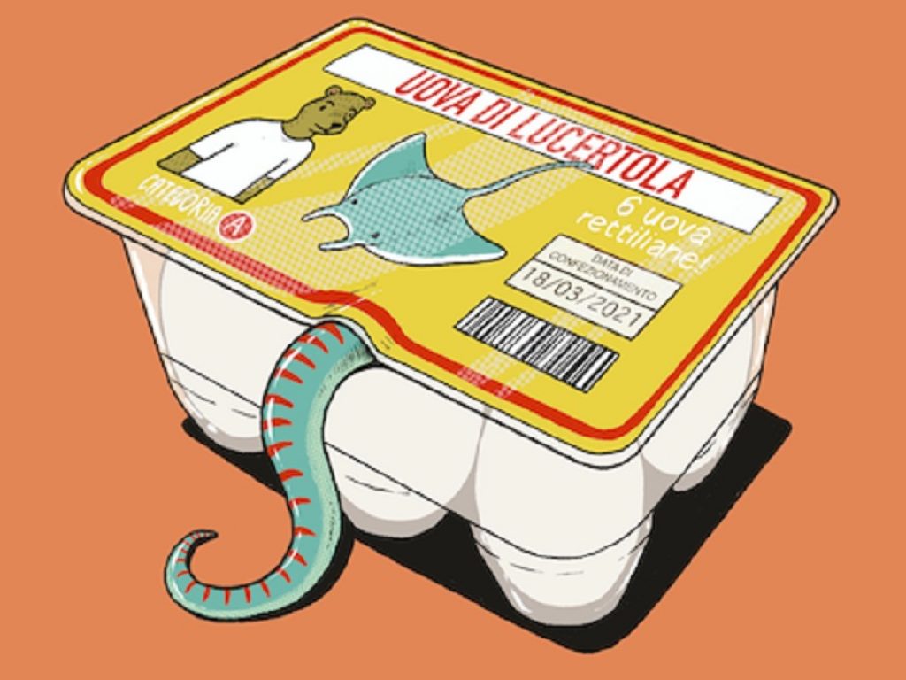 La cover di Uova di lucertola di Wallie