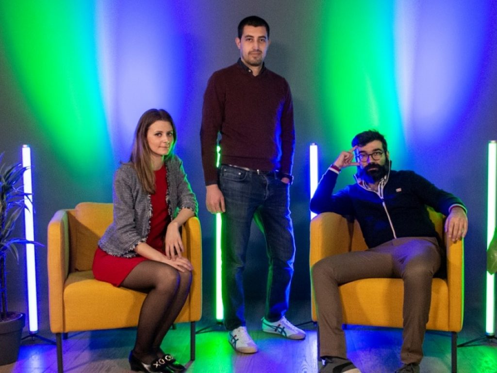 Margherita Leder, Davide Maestri e Roberto Rosati di Hangar21