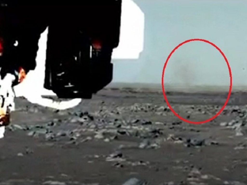 Il diavolo di sabbia fotografato da Perseverance su Marte