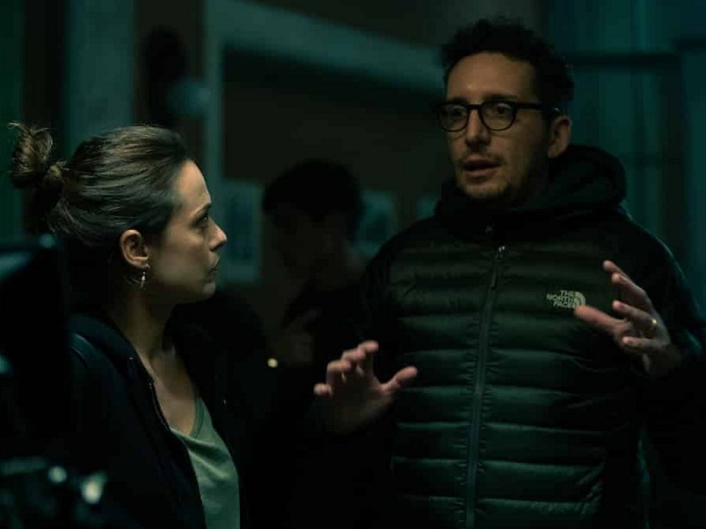 Fabio Mollo sul set di Anni da cane