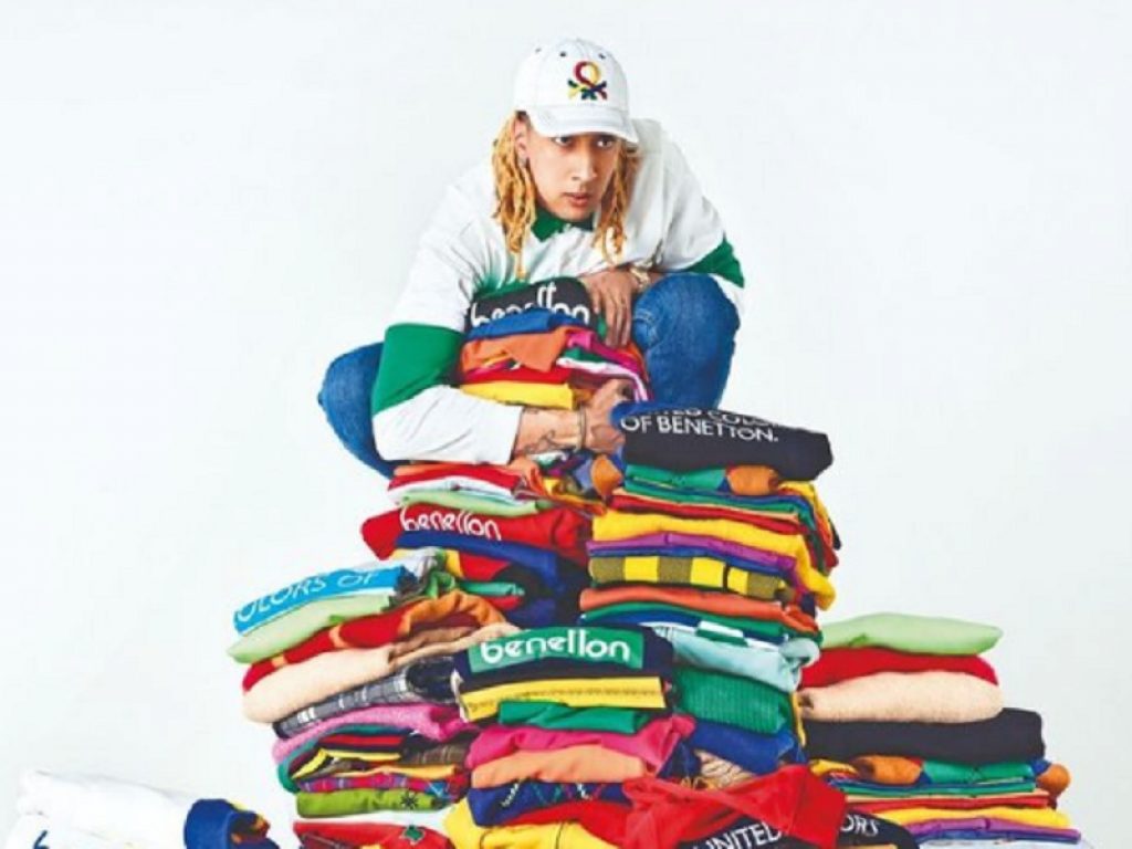 Ghali sarà ambasciatore del marchio Benetton