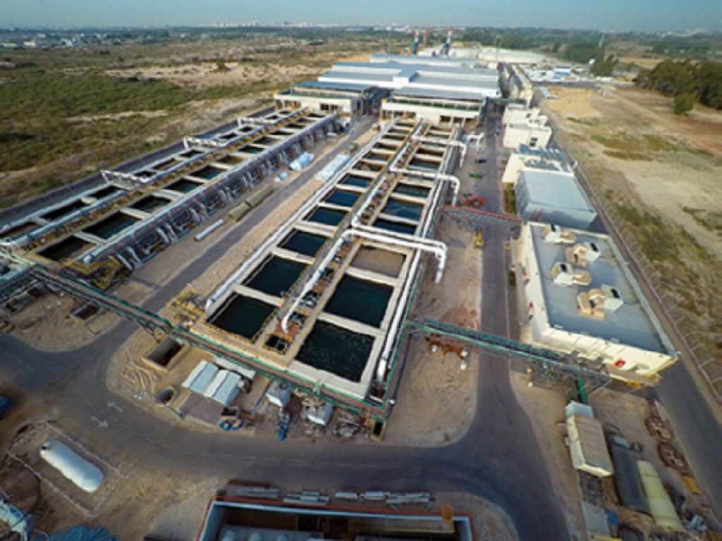 Israele impianto di desalinizzazione acqua