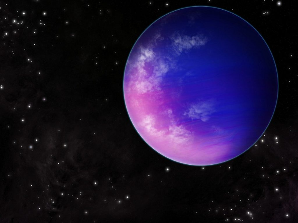 Rappresentazione artistica di un pianeta sub nettuniano