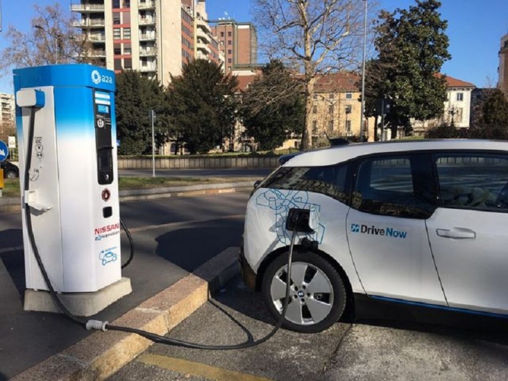 Colonnina ricarica auto elettrica