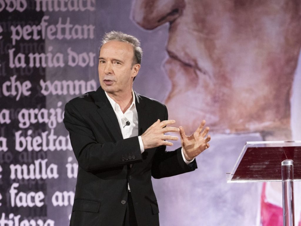 Roberto Benigni recita Dante al Quirinale