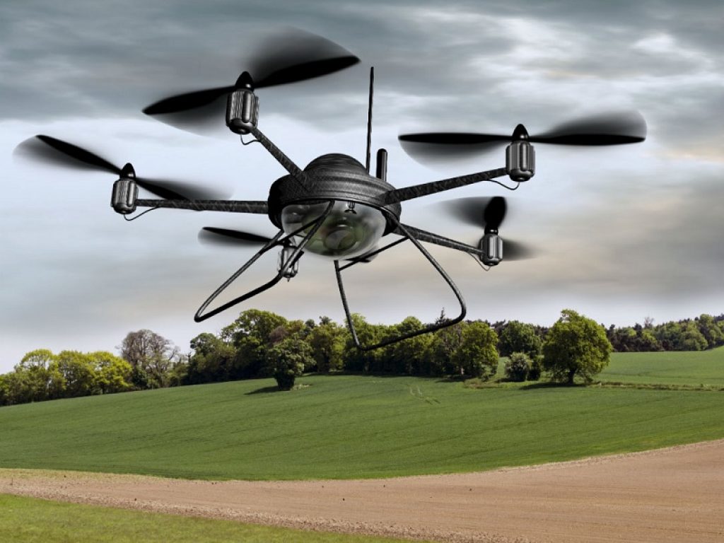 Un drone per il trasporto di merci e persone
