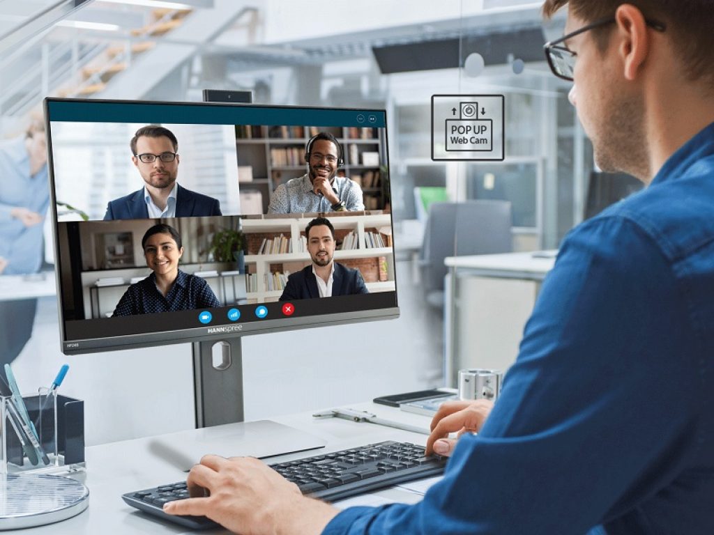 HANNspree annuncia nuovi display con la videocamera pop-up