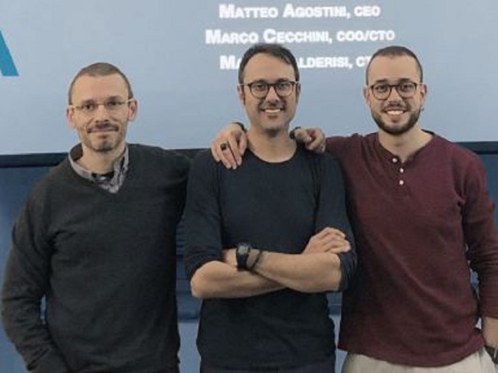 Il team di INTA Systems: Marco Cecchini, Marco Calderisi, Matteo Agostini