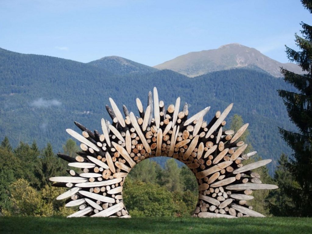 Foresta artistica di Arte Sella, trentino
