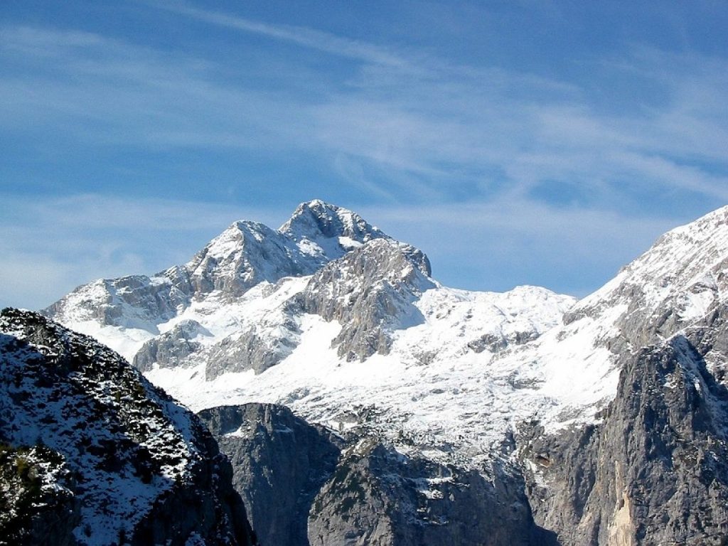 Più neve ad alta quota sulle Alpi Giulie a causa del riscaldamento artico