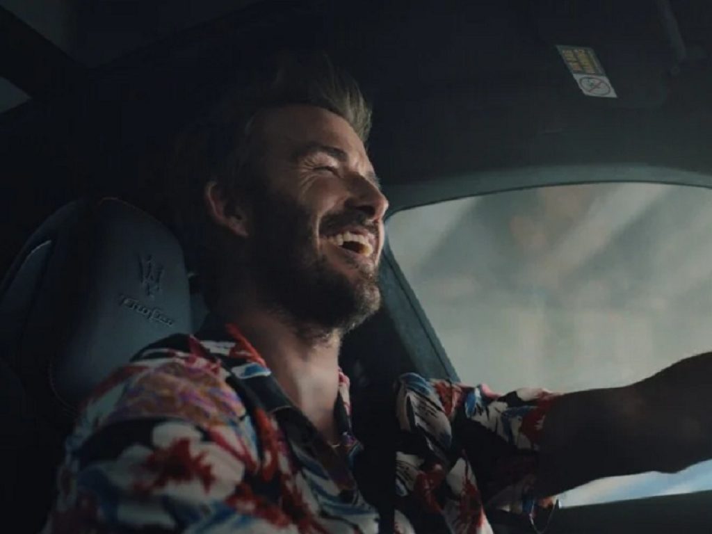 Beckham guida Maserati, automotive