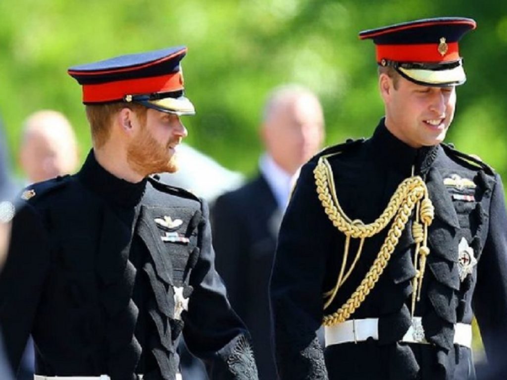 Harry e William funerali principe Filippo
