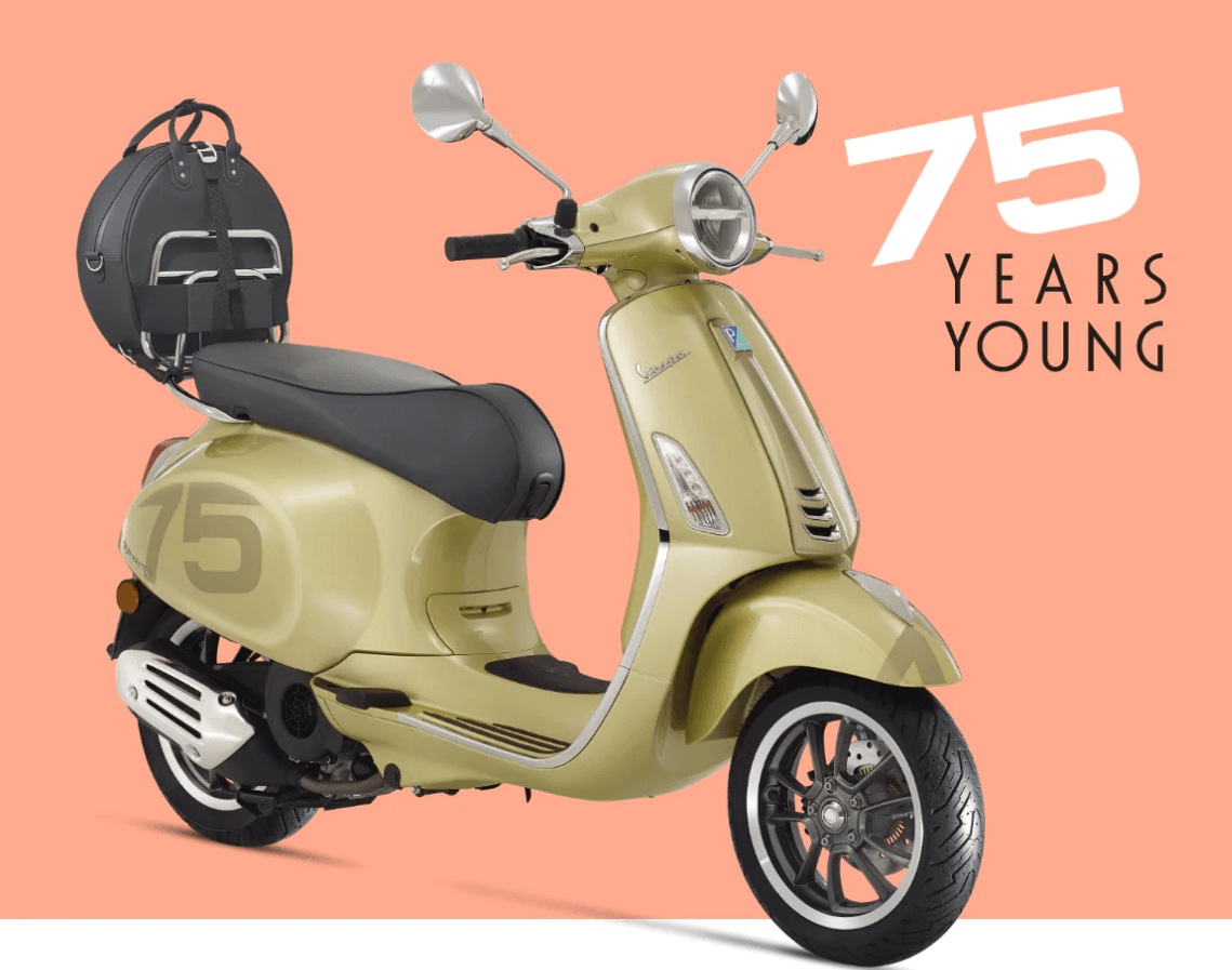 La Vespa Piaggio compie 75 anni