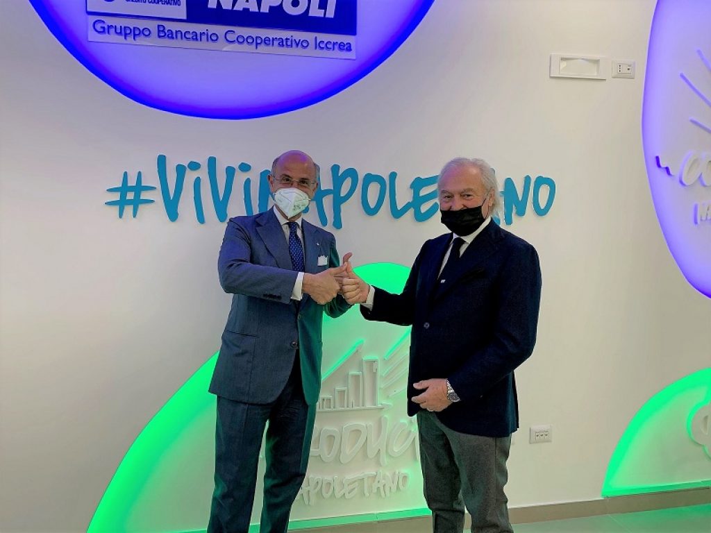 Amedeo Manzo pres. Bcc Napoli e Gennaro Amato pres. Afina