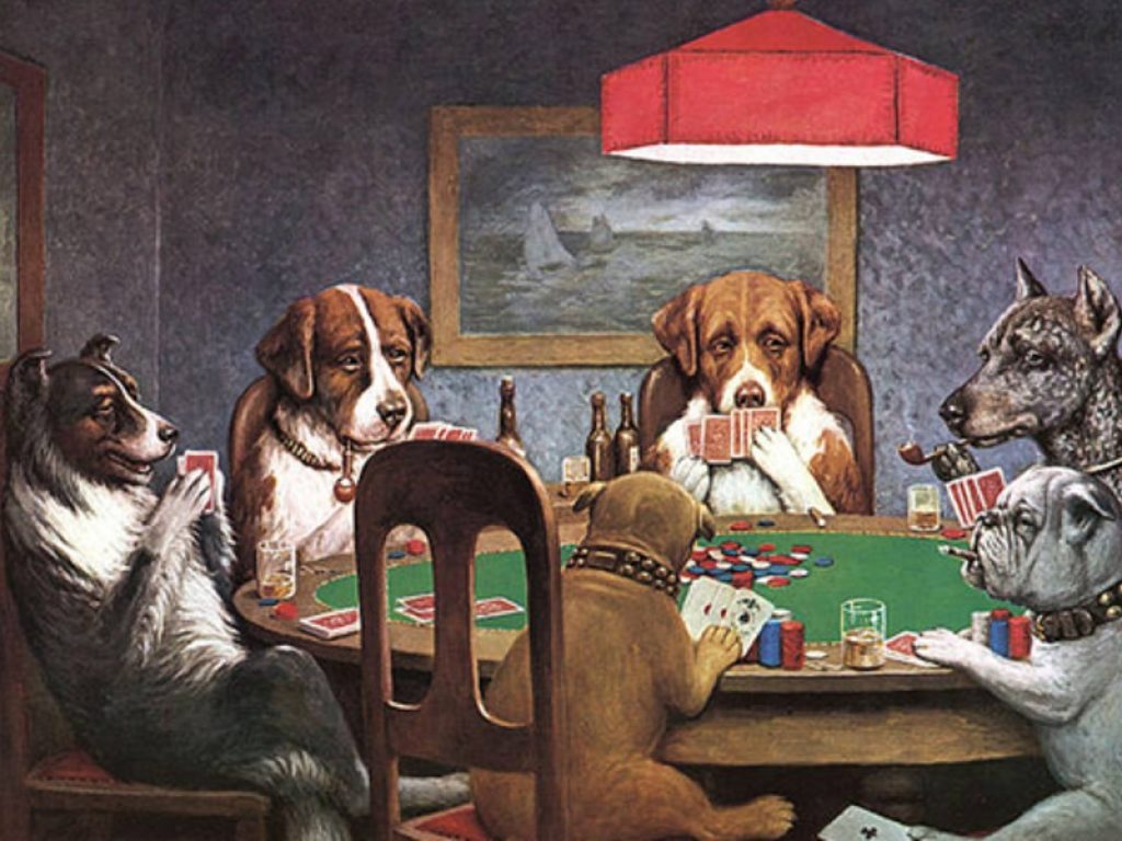 Cani che giocano a poker - Cassius Marcellus Coolidge opere d'arte giochi azzardo