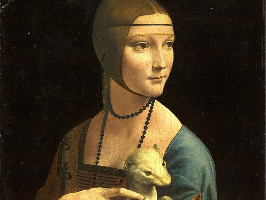 Cnr riproduce la Dama con l'ermellino in nanoscala