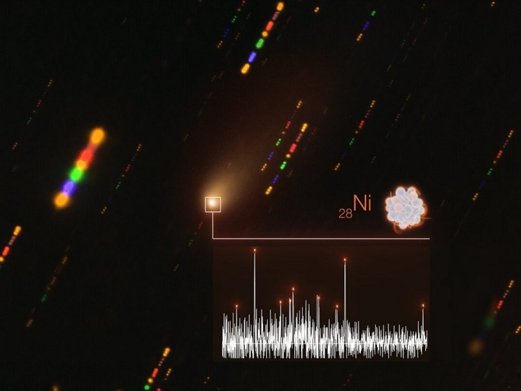 firma spettrale nichel comete