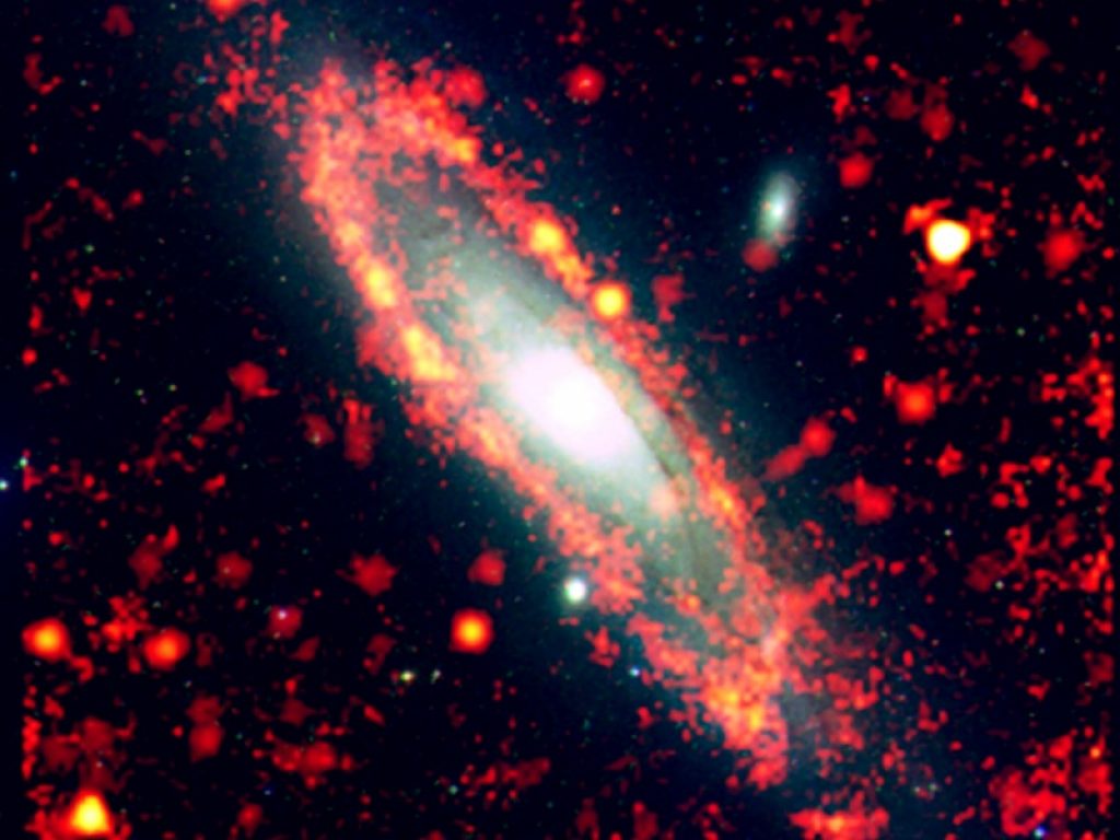 Srt scatta una foto di Andromeda a 6.6 GHz