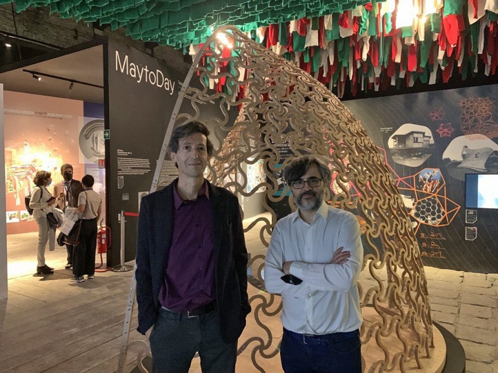 Sei ricercatori del Cnr di Pisa alla Biennale di Venezia con l’opera Flex Maps Pavilion il cui metodo può essere utilizzato per innovative soluzioni architettoniche