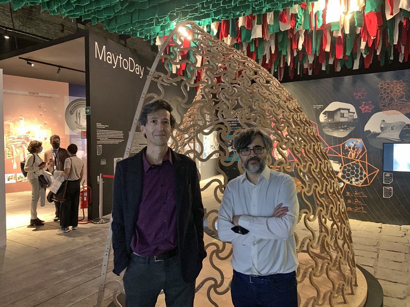 Sei ricercatori del Cnr di Pisa alla Biennale di Venezia con l’opera Flex Maps Pavilion il cui metodo può essere utilizzato per innovative soluzioni architettoniche