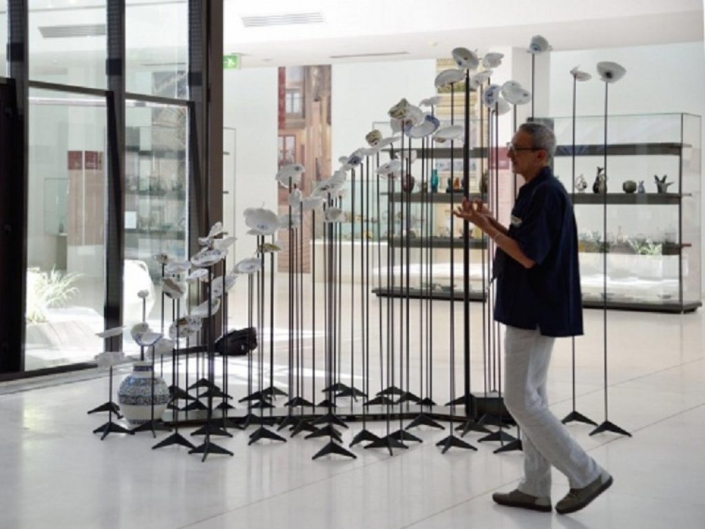 "Modellare l'acqua" di Mario Airò al MIC di Faenza