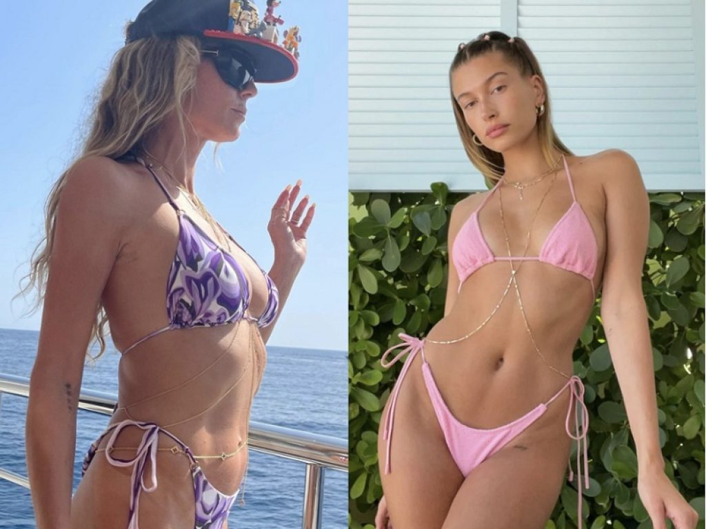 bikini Lace-Up e Body Chain