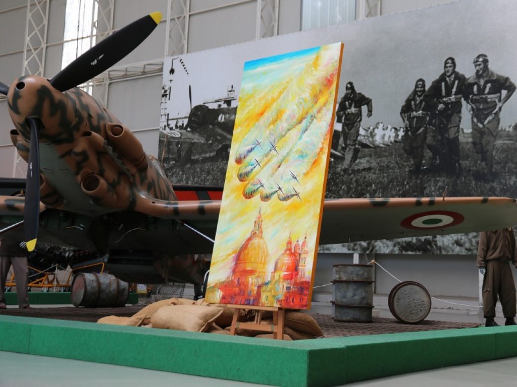 Mario Vespasiani e “I'Italia" del Generale Umberto Nobile: l’artista dedica una tela all’ingegnere-esploratore