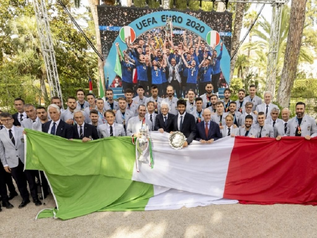 Nazionale e Berrettini da Mattarella al Quirinale