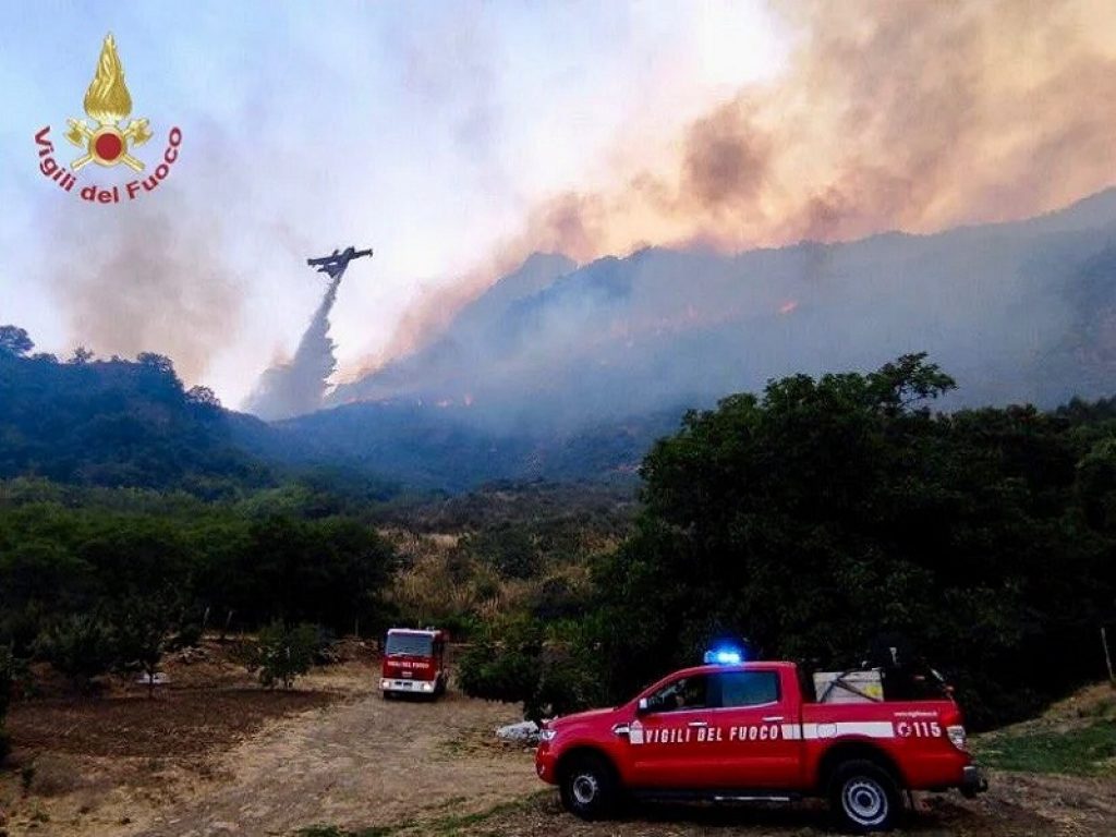 incendi in sicilia