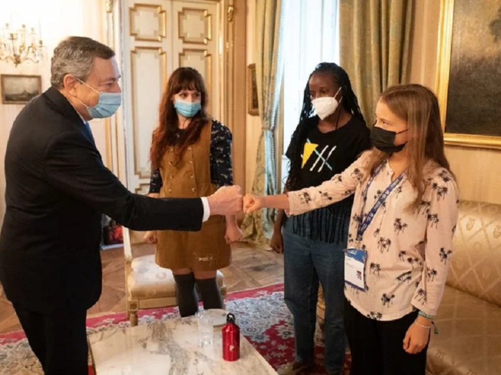 draghi greta thunberg