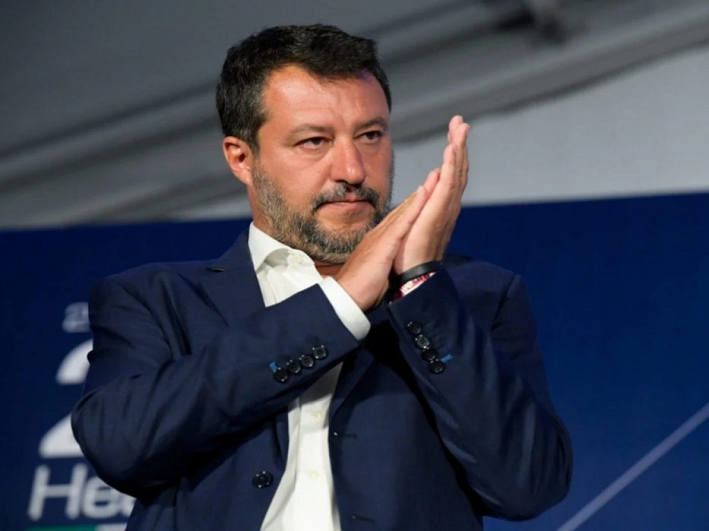 Il leader della Lega Matteo Salvini in tribunale per il caso Open Arms attacca: “Processo politico organizzato dalla sinistra”
