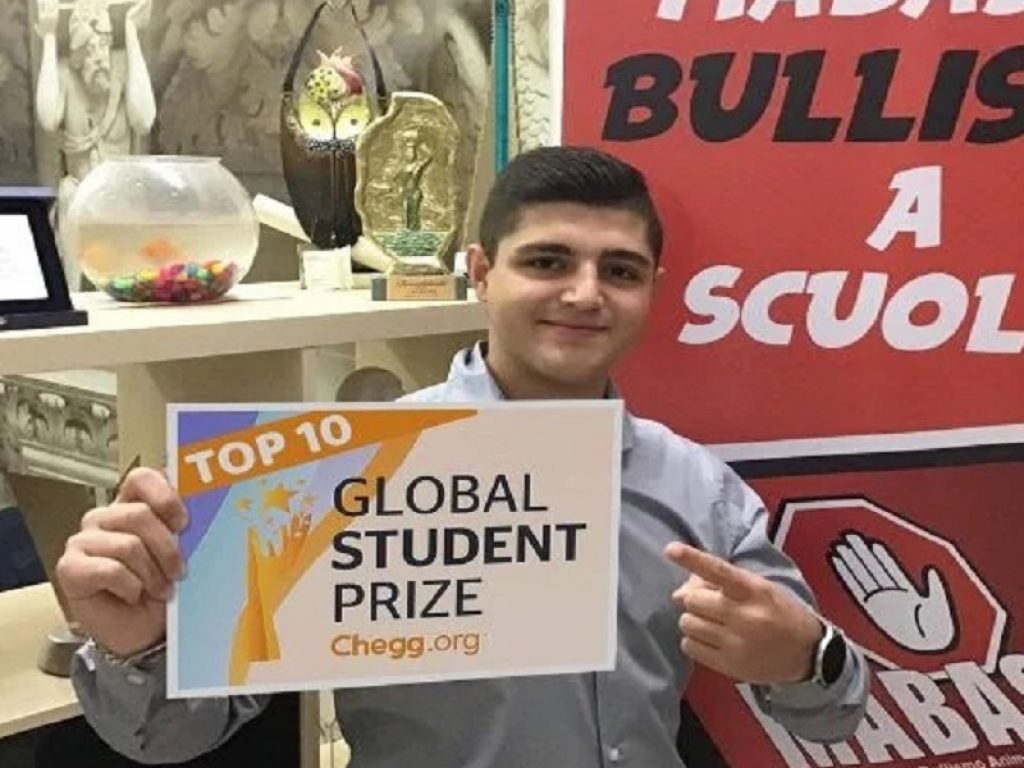 Global Student Prize, tra i 10 finalisti l’italiano Mirko Cazzato