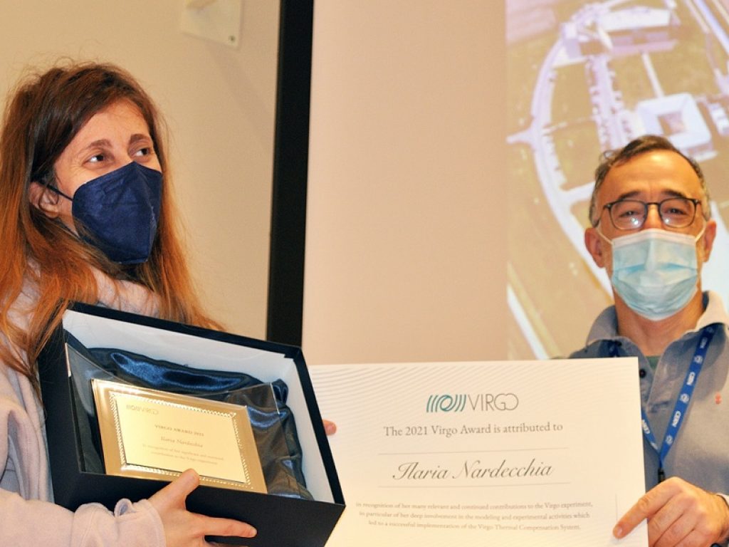 Il primo Virgo Award assegnato a Ilaria Nardecchia
