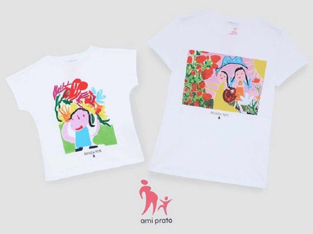 Da Patrizia Pepe e Ami Prato le t-shirt solidali