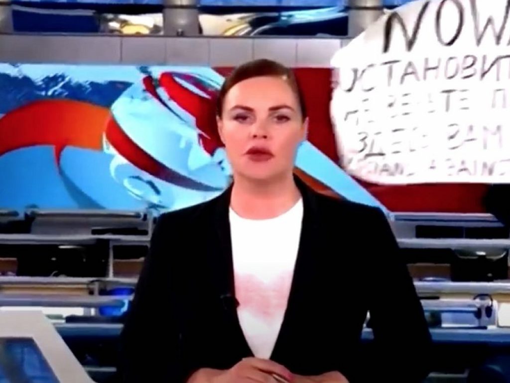 giornalista tg russo