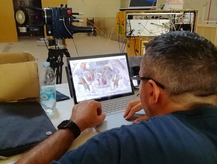 laser affreschi umbria