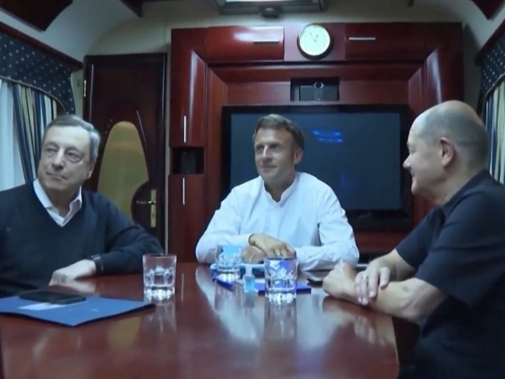 draghi macron scholz