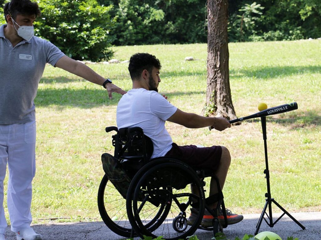 baseball in carrozzina