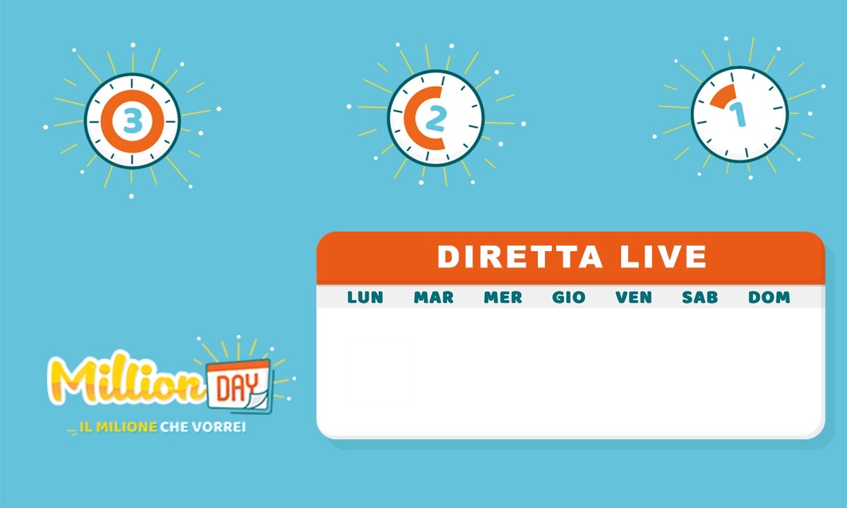 Estrazione Million Day 31 marzo 2025. La combinazione e i numeri vincenti del 31/3/2025, verifica vincite online e archivio estrazioni.
