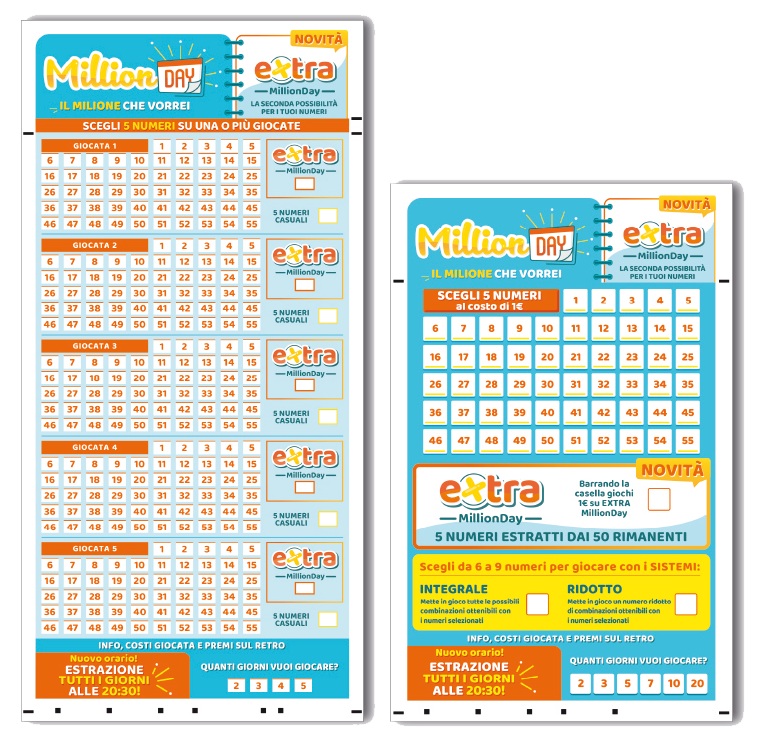 Estrazione Million Day 31 maggio 2024. La combinazione e i numeri vincenti del 31/5/2024, verifica vincite online e archivio estrazioni.