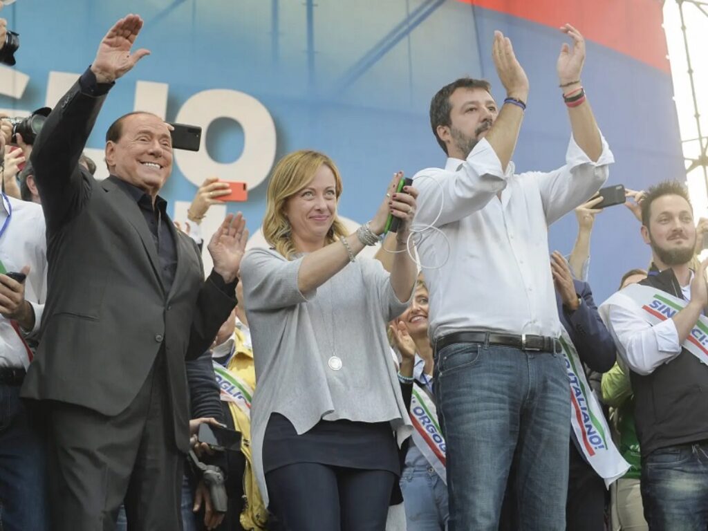 centrodestra berlusconi meloni salvini